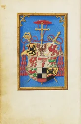 Blasón del Cardenal Albrecht von Brandenburg
